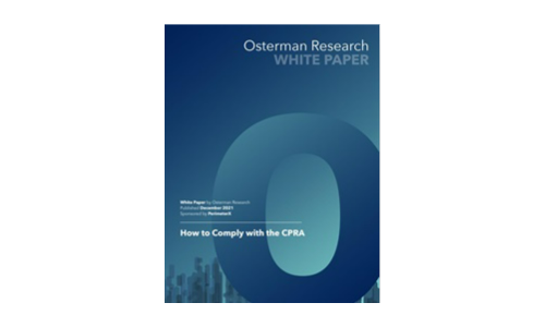 Osterman Research：如何遵守CPRA報告