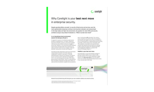 為什麼Corelight是您在企業安全方面最好的下一步行動。
